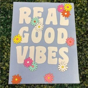 🌼 Real Good Vibes Canvas Wall Art